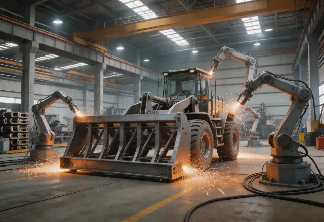 SDLG robotic welding production