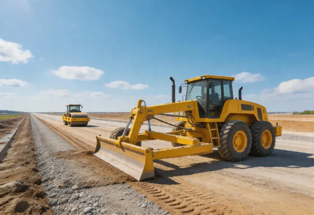 SDLG grader road construction